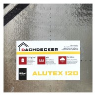 Пароізоляційна мембрана Dachdecker Alutex 120 80м² 120 г/м²